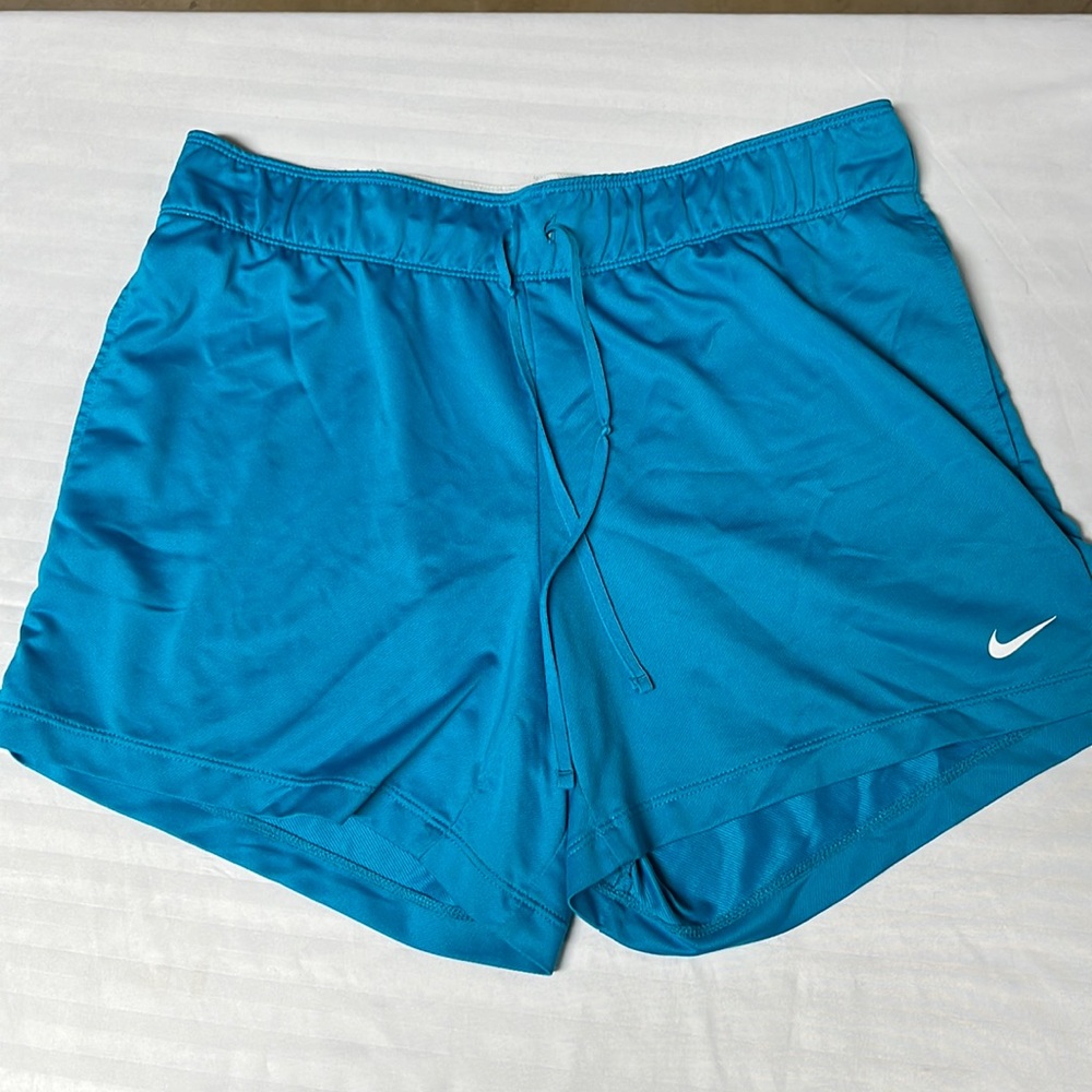 Women’s Nike Drifit athletic shorts, size small. Bright blue color